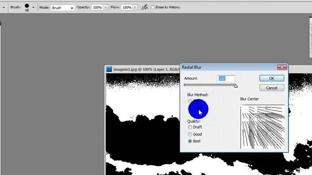 Como criar raio e luz numa imagem no Photoshop CS4 смотреть онлайн