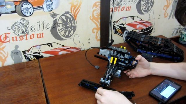 Лего техник самоделки:№19 Снегоход из лего техник. Часть1