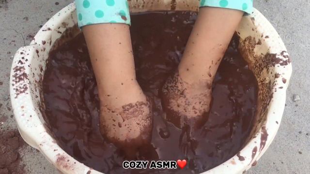 OMg😳😳😱Super Special Soft Red Dirt Crumbling In Water❤️❤️Satisfying Video❤️