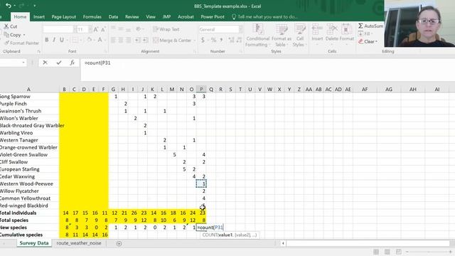 Generating a species accumulation plot in excel for BBS data смотреть онлайн