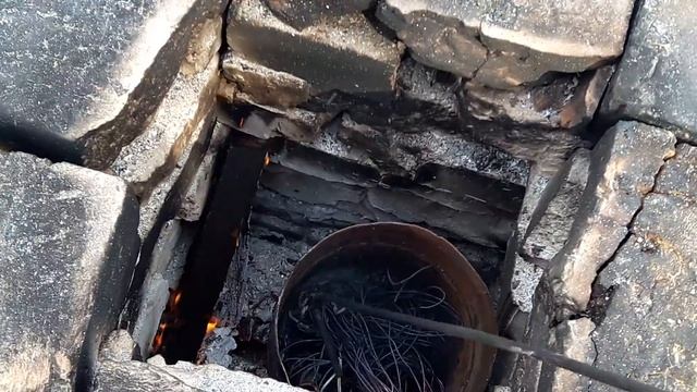 Обжиг мелкой меди. смотреть онлайн