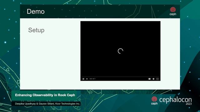 Enhancing Observability in Rook Ceph - Deepika Upadhyay & Gaurav Sitlani, Koor Technologies Inc. смотреть онлайн