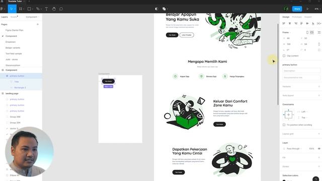 Tutorial Component di Figma смотреть онлайн