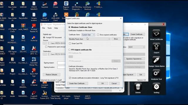 Add Digital Signature in any PDF by DSC or Digitally sign in a PDF File I PDF SIGNER смотреть онлайн