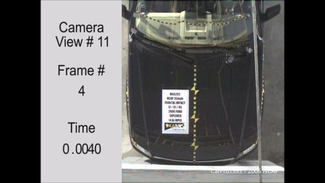 2006-2010 Ford Explorer / Mercury Mountaineer NHTSA Frontal Impact смотреть онлайн