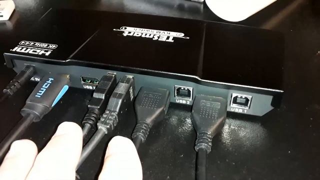 TESmart Newest HDMI KVM Switch 2 Ports 4K@60Hz Ultra HD 2x1- Review смотреть онлайн