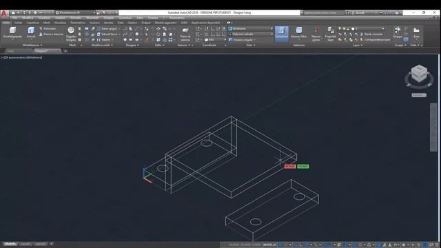 AutoCAD 2D/3D Modellazione 3D-Costruzione Sostegno Meccanico смотреть онлайн