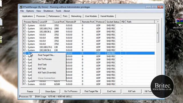 DTaskManager: A Alternative To Windows Task Manager by Britec смотреть онлайн