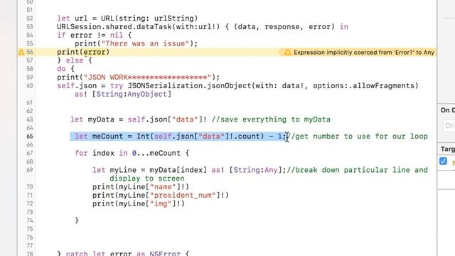 JSON Serialization Swift 3 смотреть онлайн