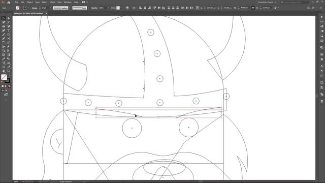 Рисуем Викинга в Adobe Illustrator смотреть онлайн