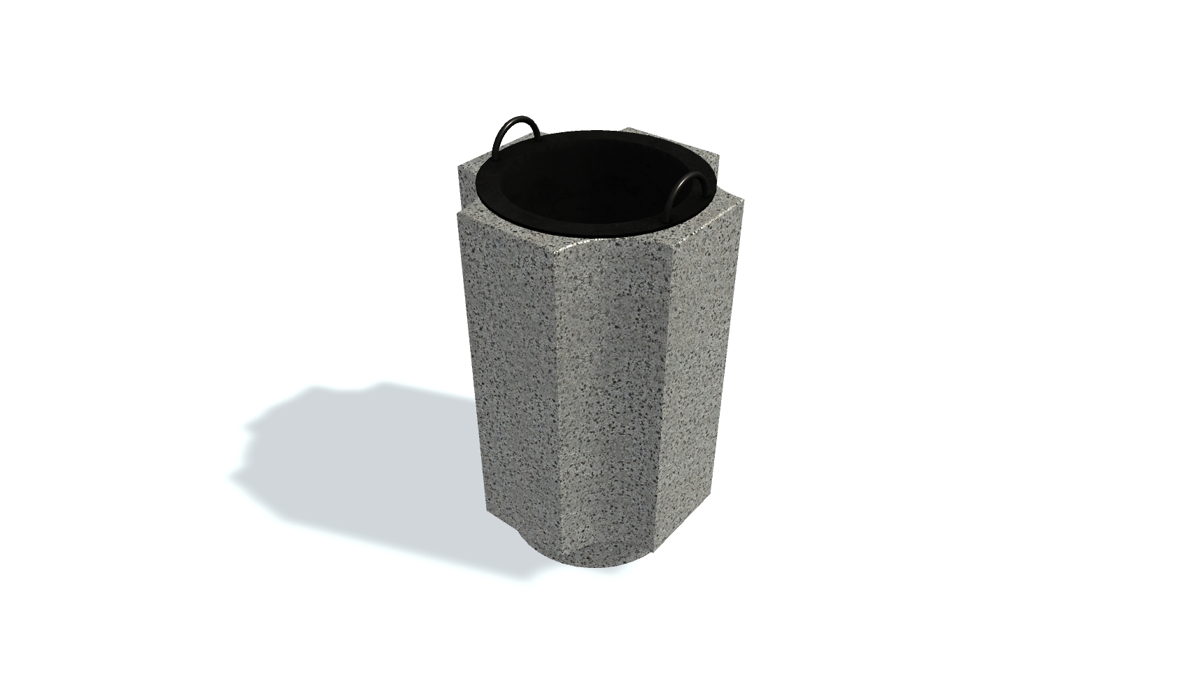 3D model. Refuse bin C. Урна C. смотреть онлайн