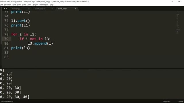 Python List Tuple смотреть онлайн