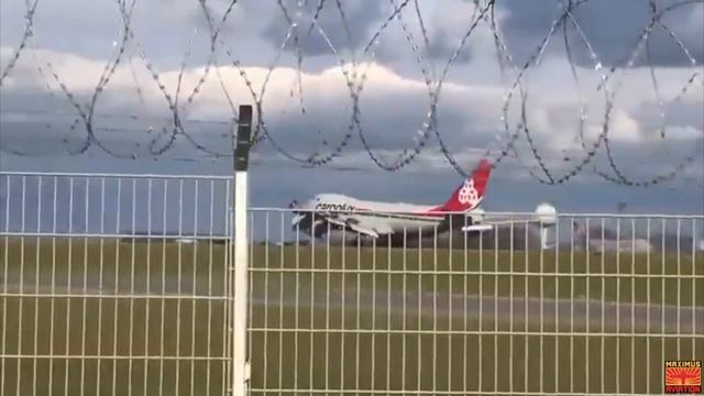 Ridiculously HARD Landing At Luxembourg Airport! смотреть онлайн
