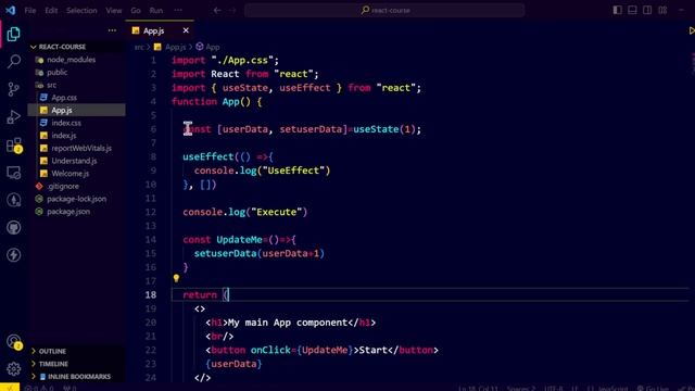 UseEffect | Cleanup Function | Part - 11 | React JS Full Course | Hindi смотреть онлайн