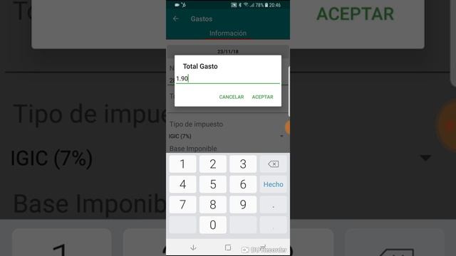 Creación de un ticket de gasto desde la aplicación móvil смотреть онлайн
