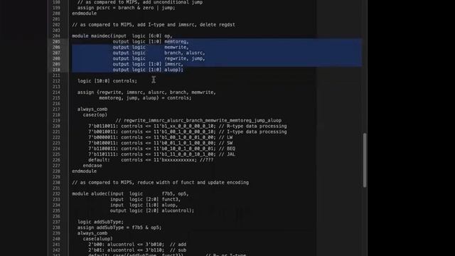 DDCA Ch7 - Part 6b: RISC-V Single-Cycle Processor Verilog смотреть онлайн