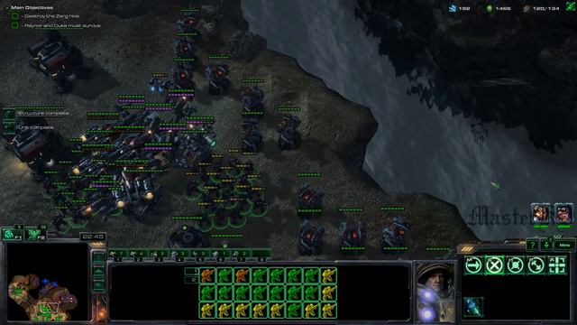Starcraft Mass Recall - Hard Difficulty - Episode I: Terran - Hidden Mission: Biting the Bullet смотреть онлайн