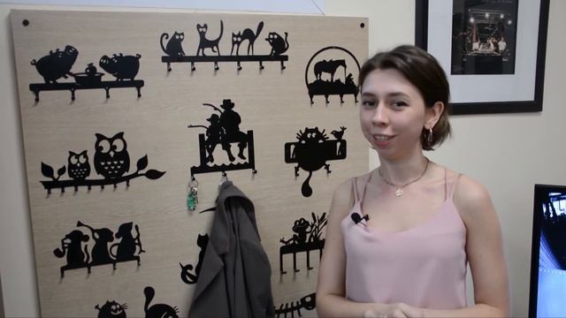 Ключница (вешалка) настенная металлическая. Производство. Купить оптом и в розницу. Key holder craf смотреть онлайн