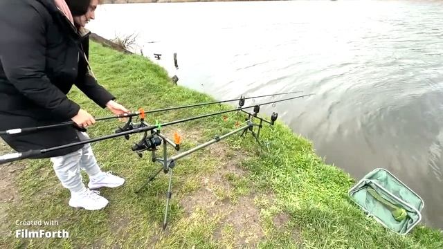 Рыбалка Весной на карпа.На что клюет карп весной.Ловля на флет.Кировоградская область. Панское Озер смотреть онлайн