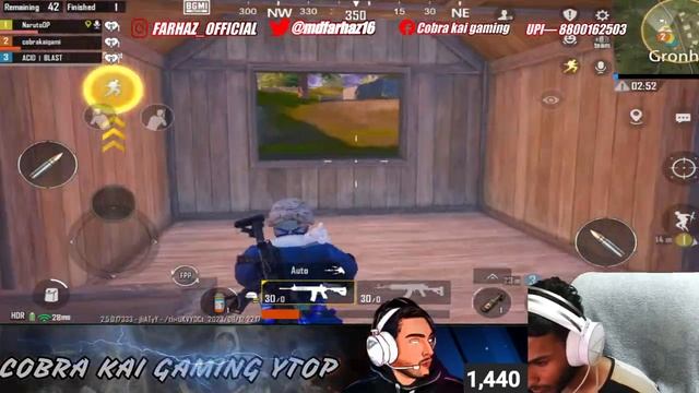 BGMI RANK PUSH is time to some action || #bgmi #cobrakaigamingytop смотреть онлайн