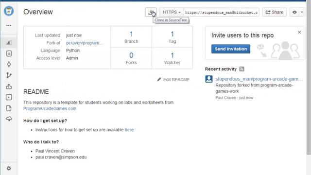 Setup version control with SourceTree смотреть онлайн
