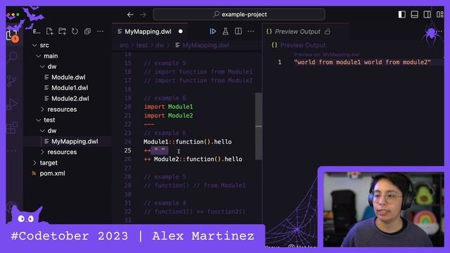 8 examples to import modules/functions in DataWeave & how to use aliases | #Codetober 2023 Day 11 смотреть онлайн