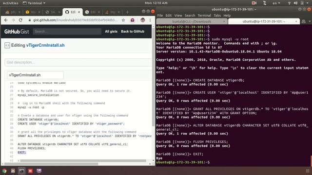 Install vTigerCRM on Ubuntu смотреть онлайн