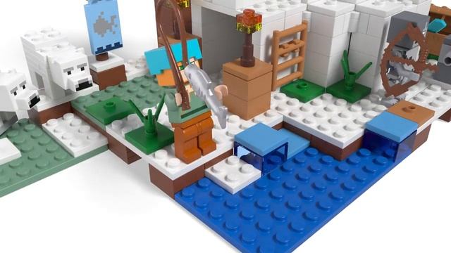 LEGO Minecraft 21142 De iglo смотреть онлайн