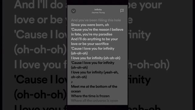 INFINITY || JAYMES YOUNG #song #lyrics #music #trending #jaymesyoung смотреть онлайн
