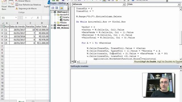 #102 - VBA Excel - Distribuição de parcelas pagas (duas formas diferentes) смотреть онлайн
