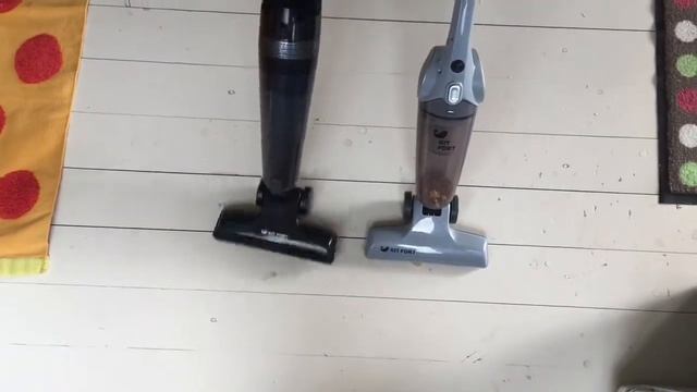 Вертикальные Пылесосы KITFORT KT509 против KT525 смотреть онлайн