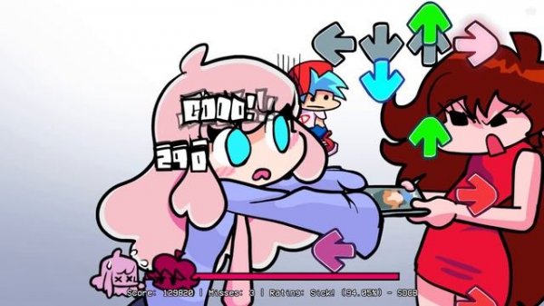 Friday Night Funkin' VS Cloud - Senpai's Fangirl | Heart Attack Rampage (FNF Mod) (FANMADE)