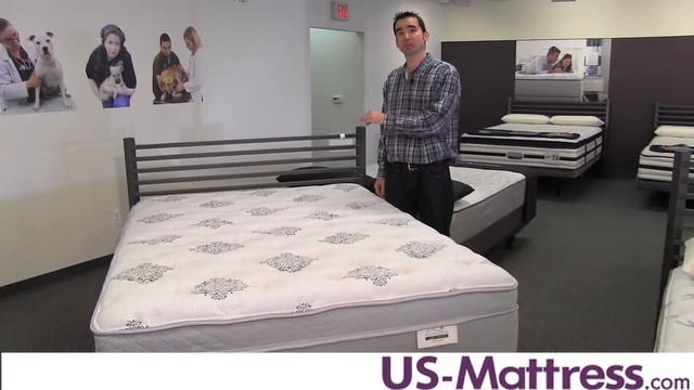 Spring Air Back Supporter Four Seasons Paradise Plush Eurotop Mattress смотреть онлайн