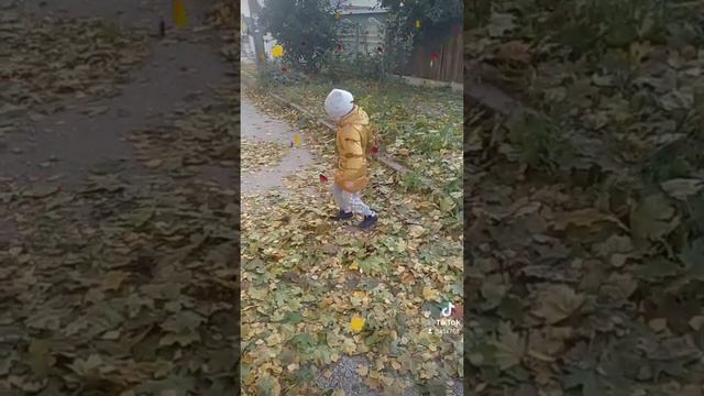 Алисонька и листопад!!! смотреть онлайн