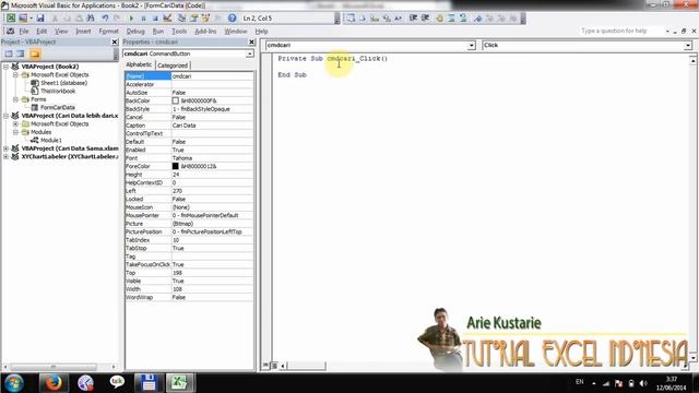 Tutorial VBA Excel/Macro Bagian 10: Search Data dengan UserForm смотреть онлайн