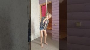 Трюки на турнике и канате