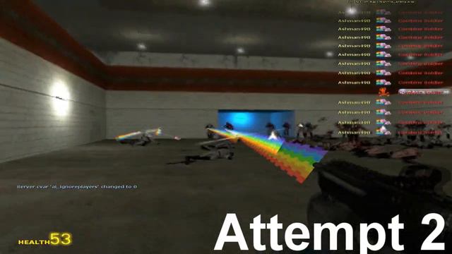 Garry's Mod Battles: Me vs Combine elite смотреть онлайн