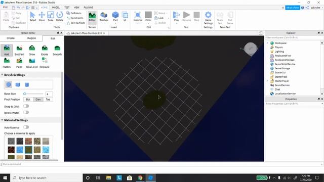 How to Create Flat Terrain on a Baseplate in Roblox Studio смотреть онлайн