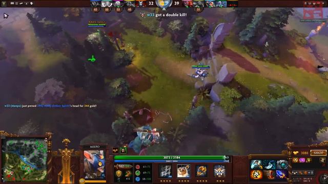 w33 Meepo Gameplay смотреть онлайн