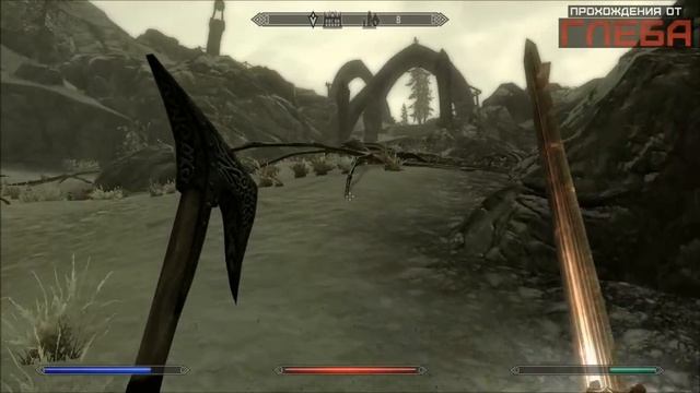 Прохождение TES V: Skyrim - Dragonborn #1 (Храм Мирака)