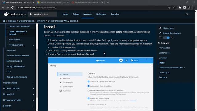 Install Laravel Sail on Windows WSL2 смотреть онлайн