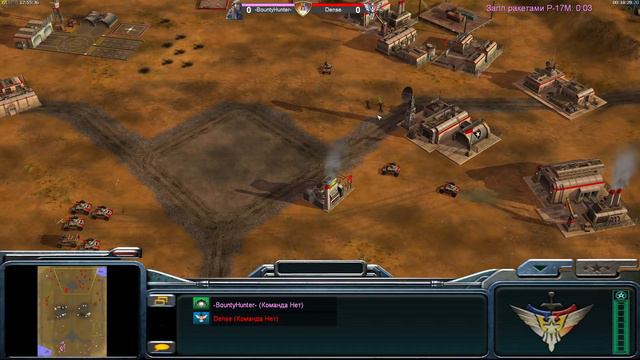 Command & Conquer Generals: Zero Hour 1.04 - GLA Stealth vs USA - TOP REPLAY смотреть онлайн