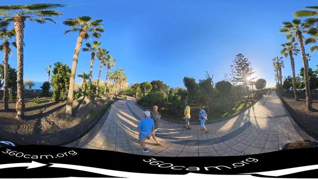 VR 360 Video 4k Puerto De La Cruz Tenerife Walking 2023 ASMR Vibe Playa Jardin Virtual Experience
