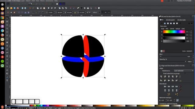 Inkscape Tutorial: Quartered Sphere Vector смотреть онлайн