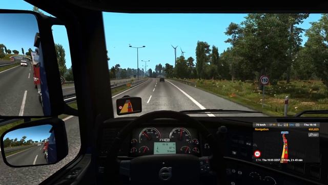 Euro Truck Simulator 2 1.37 Beta Volvo FH 16 Classic Sleeper TruckAtHome #14 Poznan to Berlin смотреть онлайн