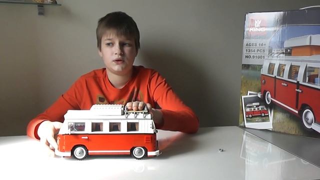 Автофургон Фольксваген KING 91001 (Lepin 21001), аналог Lego 10220 Creator - обзор смотреть онлайн