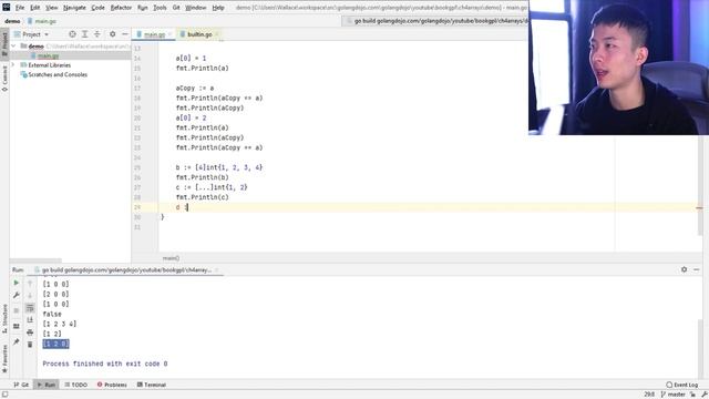Golang Arrays Explained!! - ULTIMATE Golang Basics Tutorial смотреть онлайн