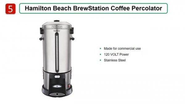 10 BEST PERCOLATORS 2020