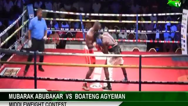Middleweight Contest: Mubarak Abubakar Vs Boateng Agyeman (Asamoah Gyan Fight Night 2)