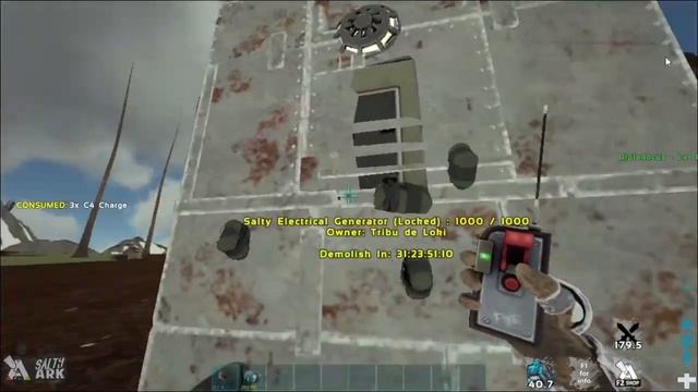 Bob tries to raid valguero border base with prim flak ( Salty Ark PvP) смотреть онлайн